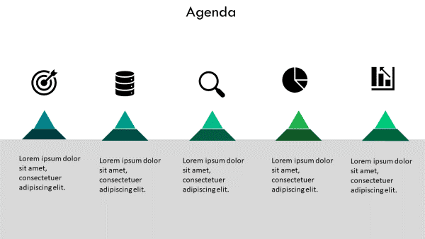 Agenda Slide Idea PowerPoint Template